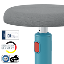 Taburete Leitz Ergo Cosy Active Azul Calma