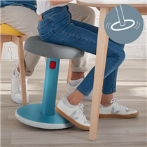 Taburete Leitz Ergo Cosy Active Azul Calma