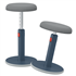 Taburete Leitz Ergo Cosy Active Gris Terciopelo