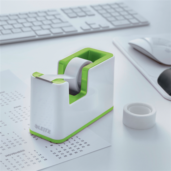 Dispensador de cinta adhesiva WOW de Leitz Verde