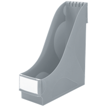 Revistero Leitz, extra ancho Gris A4 92 mm.