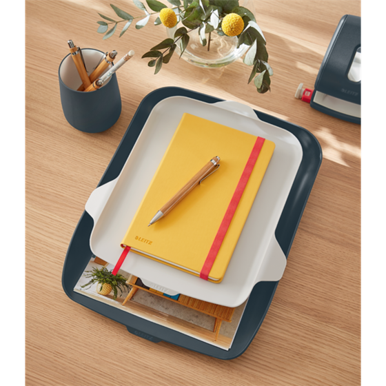 Bandeja de sobremesa Leitz Cosy con organizador Gris terciopelo