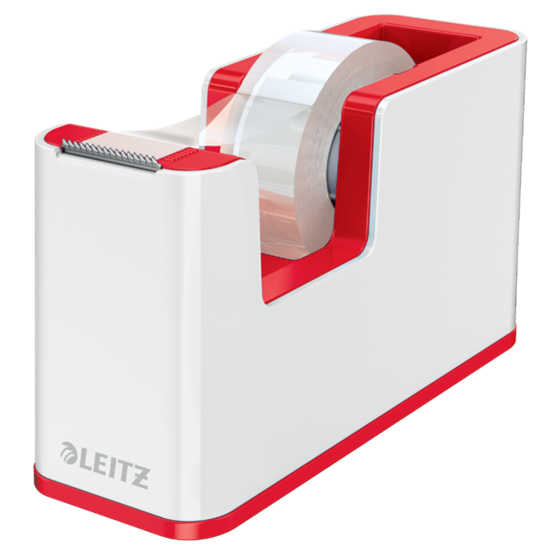 Dispensador de cinta adhesiva WOW de Leitz Rojo