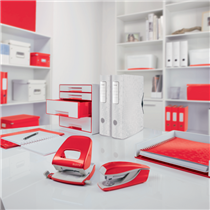 Dispensador de cinta adhesiva WOW de Leitz Rojo