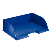Bandeja portadocumentos Plus de Leitz, Jumbo apaisada Azul Folio