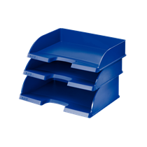 Bandeja portadocumentos Plus de Leitz, Jumbo apaisada Azul Folio