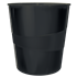 Papelera WOW de Leitz Negro 15 l.