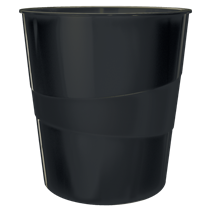 Papelera WOW de Leitz Negro 15 l.