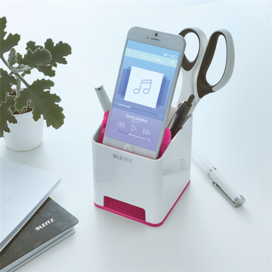 Cubilete Sound WOW de Leitz Fucsia