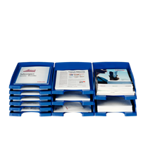 Bandeja portadocumentos Plus de Leitz, Jumbo Gris A4