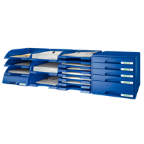 Bandeja portadocumentos Plus de Leitz, Jumbo Gris A4