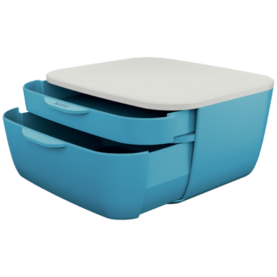 Buc de cajones Leitz Cosy Azul calma 2 Cajones