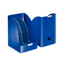 Revistero Plus de Leitz, Jumbo Azul A4 205 mm.