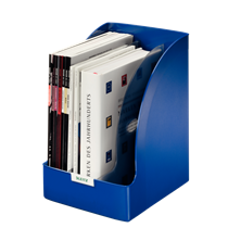 Revistero Plus de Leitz, Jumbo Azul A4 205 mm.