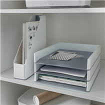 Revistero WOW de Leitz con combinación dual de color Blanco