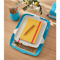 Bandeja de sobremesa Leitz Cosy con organizador Azul calma