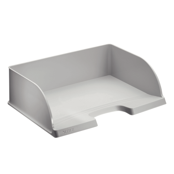 Bandeja portadocumentos Plus de Leitz, Jumbo apaisada Gris Folio
