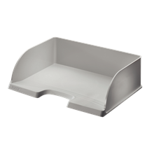 Bandeja portadocumentos Plus de Leitz, Jumbo apaisada Gris Folio