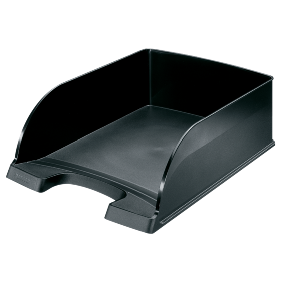 Bandeja portadocumentos Plus de Leitz, Jumbo Negro A4