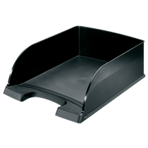 Bandeja portadocumentos Plus de Leitz, Jumbo Negro A4