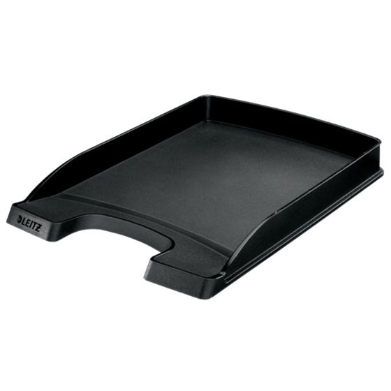 Bandeja portadocumentos Plus de Leitz, Slim Negro A4