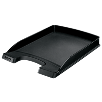 Bandeja portadocumentos Plus de Leitz, Slim Negro A4