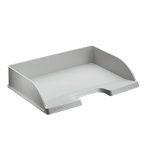 Bandeja portadocumentos Plus de Leitz, apaisada Gris  Folio