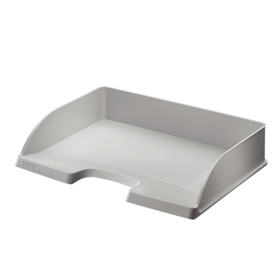 Bandeja portadocumentos Plus de Leitz, apaisada Gris  Folio