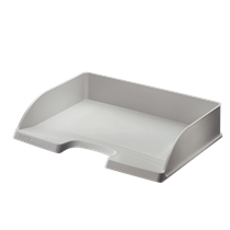 Bandeja portadocumentos Plus de Leitz, apaisada Gris  Folio