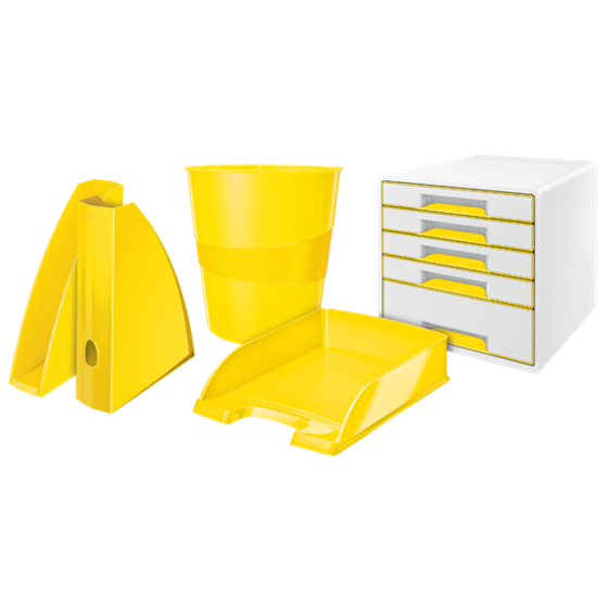 Bandeja portadocumentos WOW de Leitz Amarillo A4