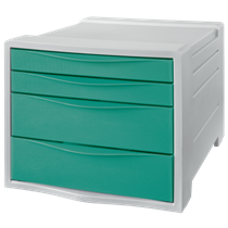 Buc de 4 cajones Esselte Colour'Breeze Verde