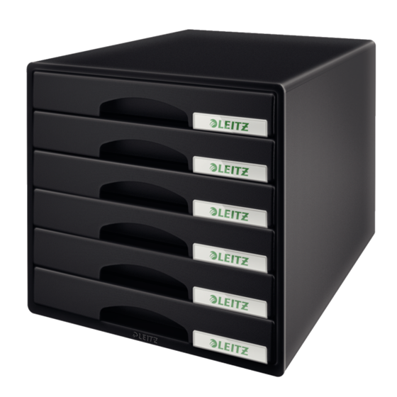 Buc de cajones Plus de Leitz Negro