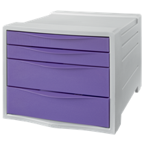 Buc de 4 cajones Esselte Colour'Breeze lavanda