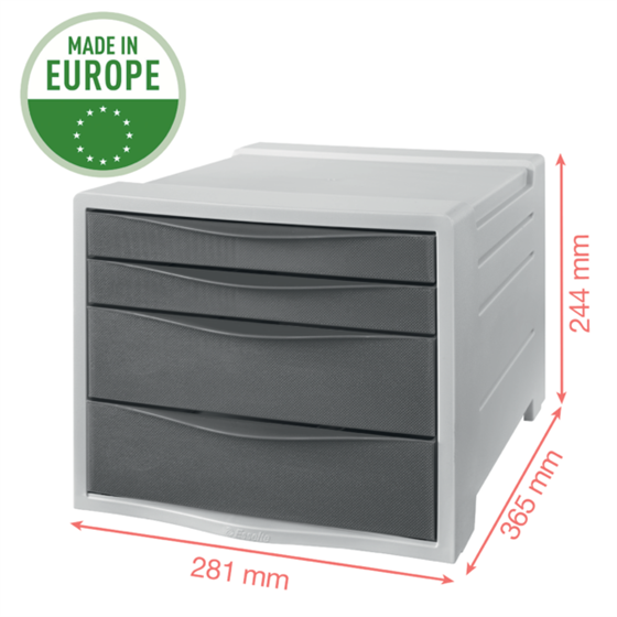 Buc de 4 cajones Esselte Colour'Breeze lavanda