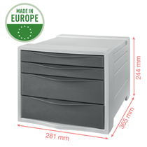 Buc de 4 cajones Esselte Colour'Breeze lavanda