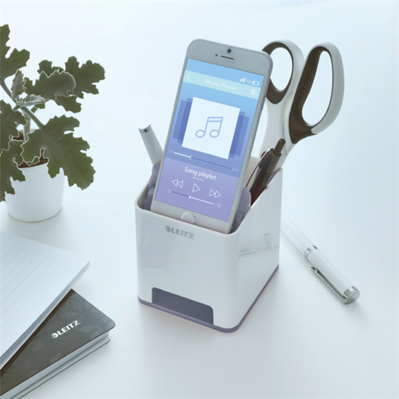 Cubilete Sound WOW de Leitz Blanco