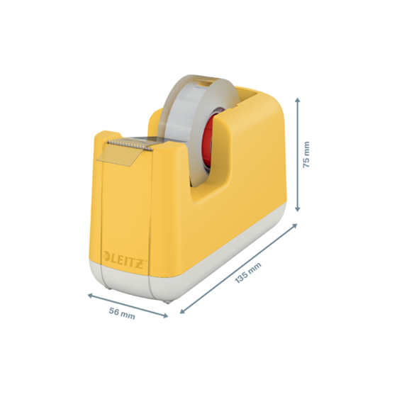 Dispensador de cinta adhesiva Leitz Cosy Amarillo cálido