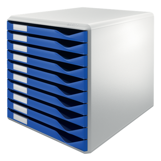 Buc de cajones Leitz Form Set Azul 10 cajones 2,2 cm. A4