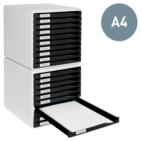 Buc de cajones Leitz Form Set Azul 10 cajones 2,2 cm. A4