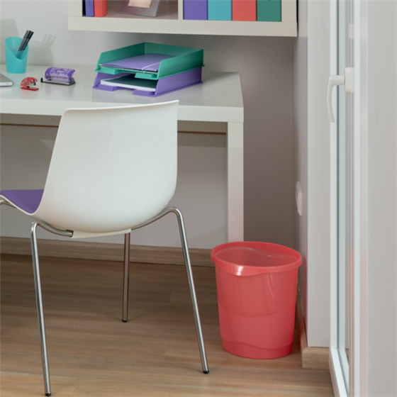 Papelera Esselte Colour'Breeze coral 14 l.
