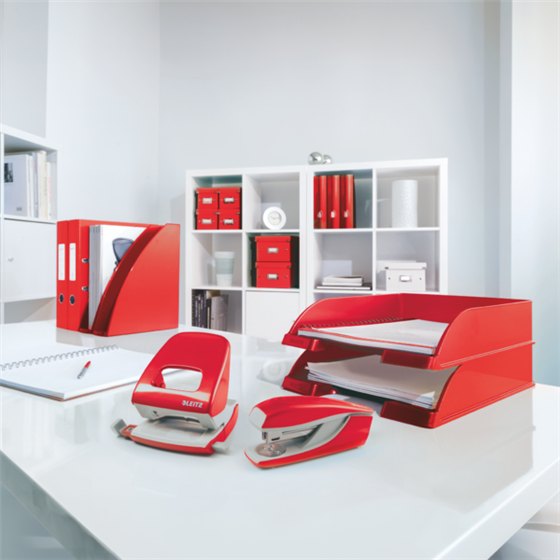 Revistero WOW de Leitz Rojo