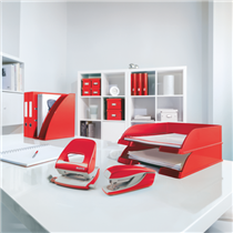 Revistero WOW de Leitz Rojo