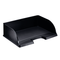 Bandeja portadocumentos Plus de Leitz, Jumbo apaisada Negro Folio