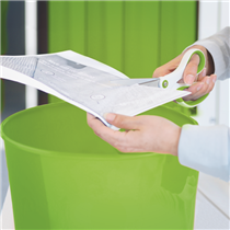 Papelera WOW de Leitz Verde 15 l.