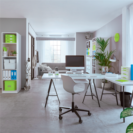 Papelera WOW de Leitz Verde 15 l.