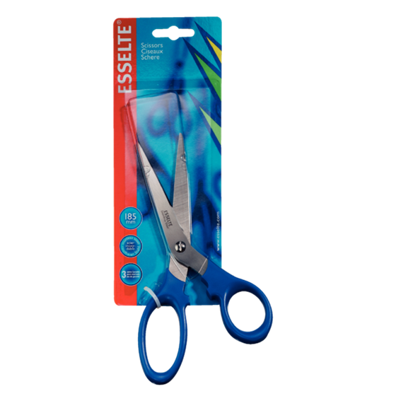 Tijeras Esselte Premium Azul 18,5 cm.