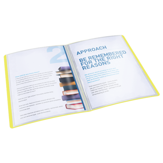 Carpeta De Fundas Urban Chic De Leitz, 80 Fundas Azul