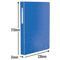 Carpeta De Fundas Urban Chic De Leitz, 80 Fundas Azul