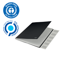 Clasificador De Cartón Leitz Recycle, Co2 Compensado Negro