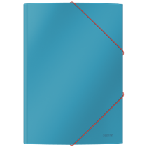 Carpeta 3 Solapas Soft Touch Leitz Cosy De Cartón Azul Calma